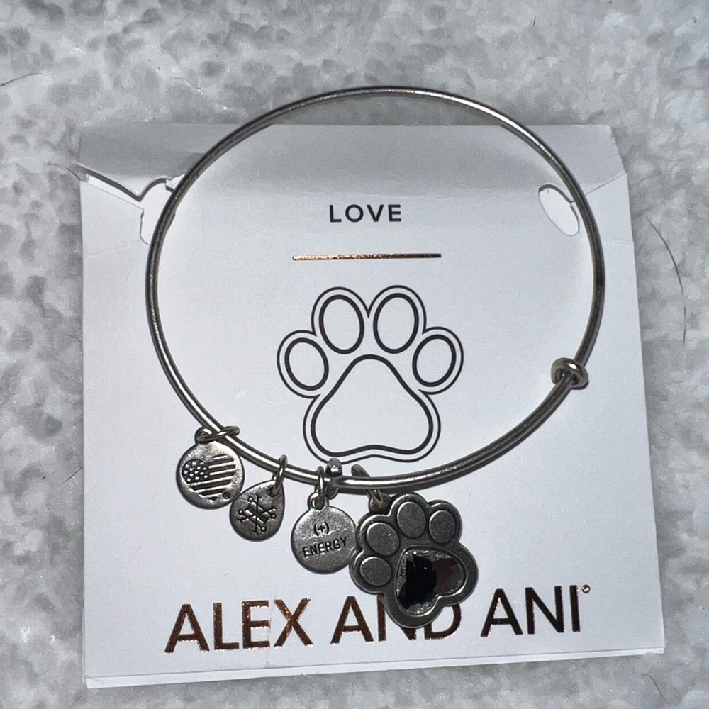 Alex and Ani paw bracelet